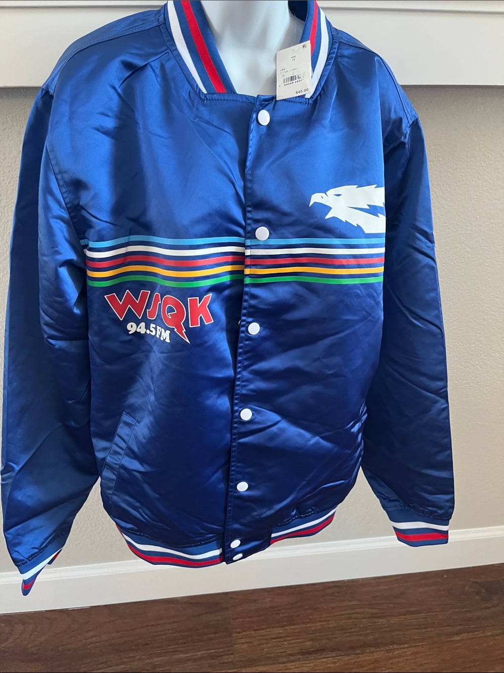 Stranger Things Jacket WSQK RADIO 94.5  FM - Picture 2 of 4